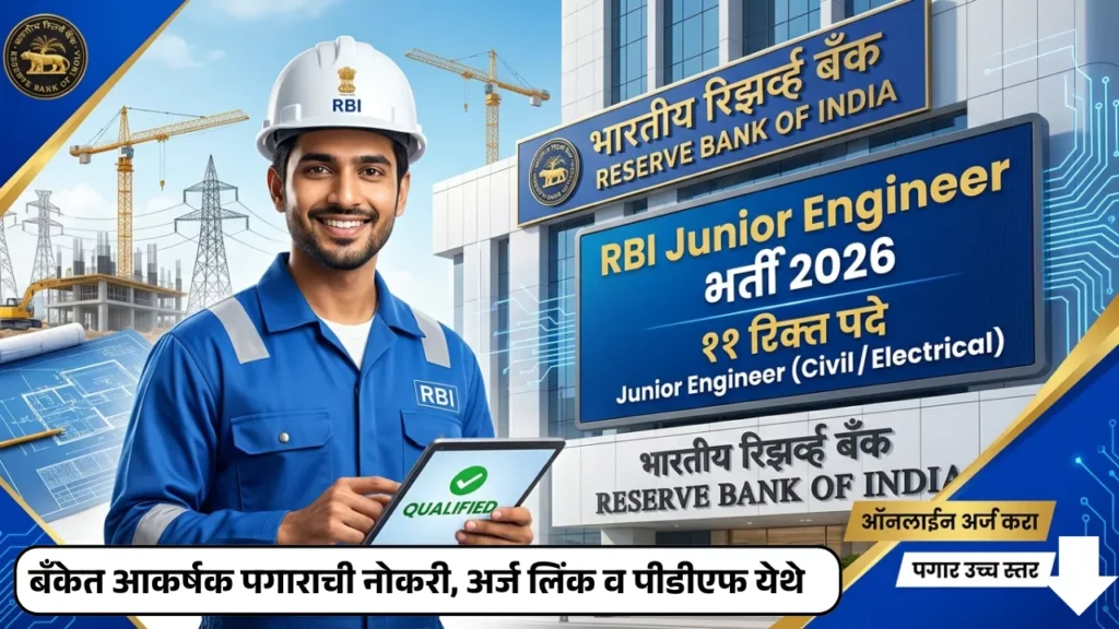 RBI JE Bharti 2026