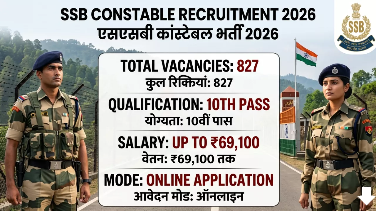 SSB Constable Bharti 2026