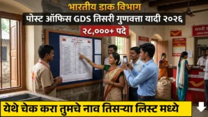 Post Office GDS 3rd Merit List 2026