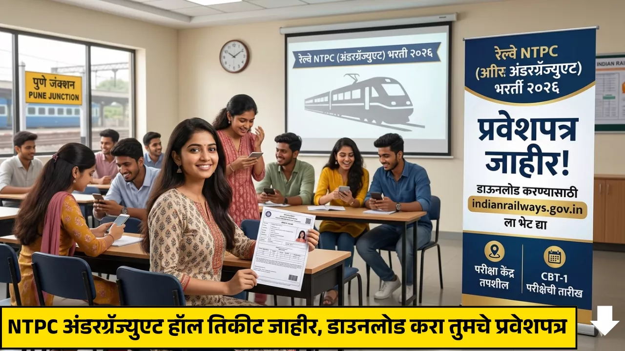 RRB NTPC Undergraduate Admit Card 2026